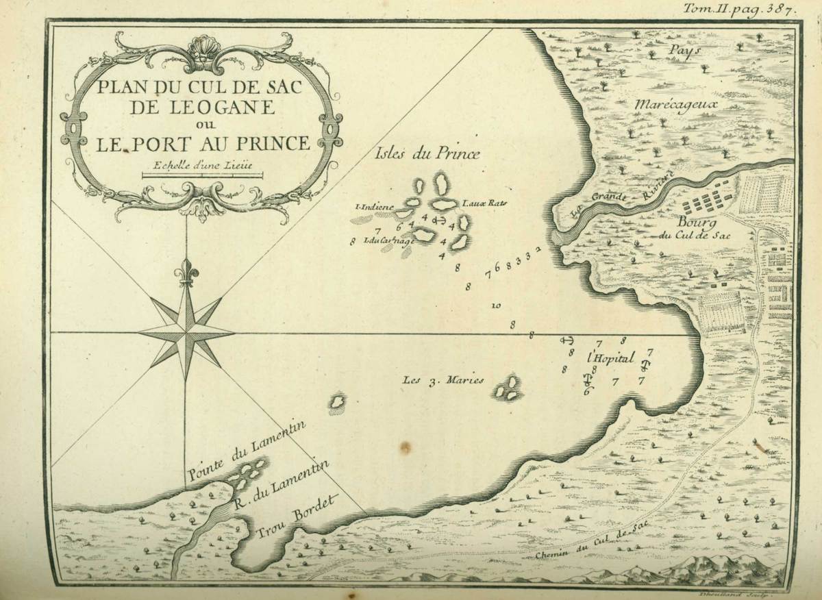 Plan du cul de Sac de Leogane ou Le Port Au Prince (Paris, 1730-1731)