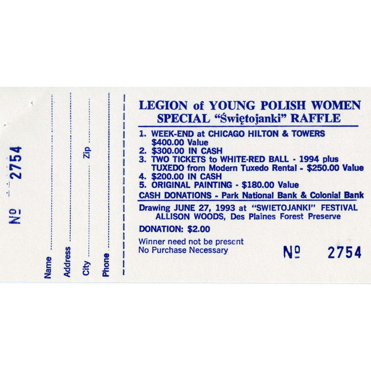 Swietojanki Raffle Ticket, 1993 squared.jpg