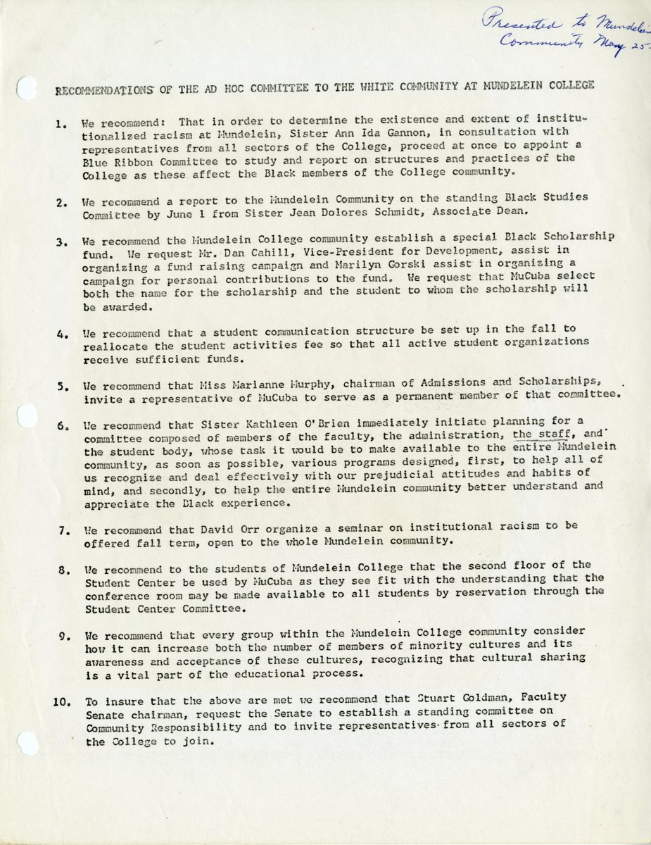 Recommendations of the Ad Hoc Committee to the White Community at Mundelein College001.jpg
