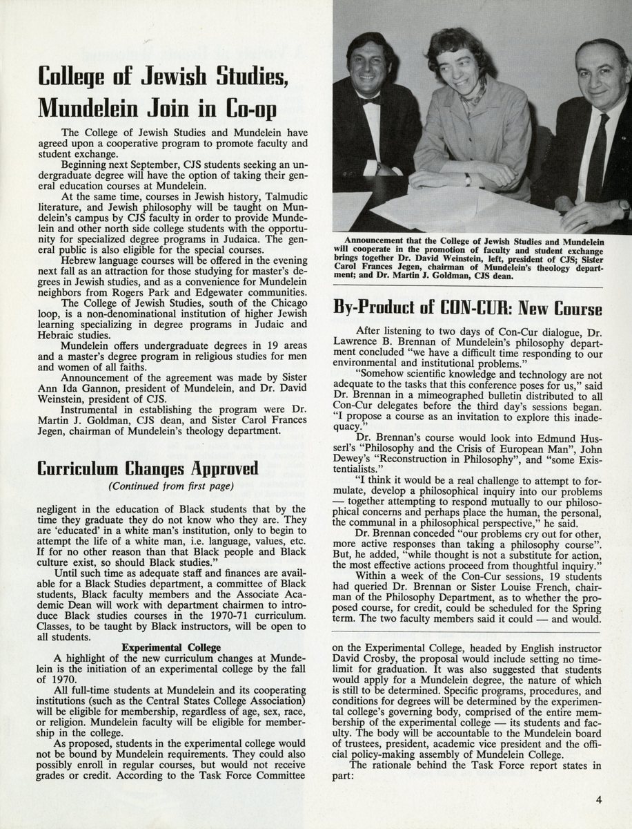 Curriculum Changes Approved Designed for Today’s Student Mundelein Today, Feb to March 1970, vol 12 no 3003.jpg