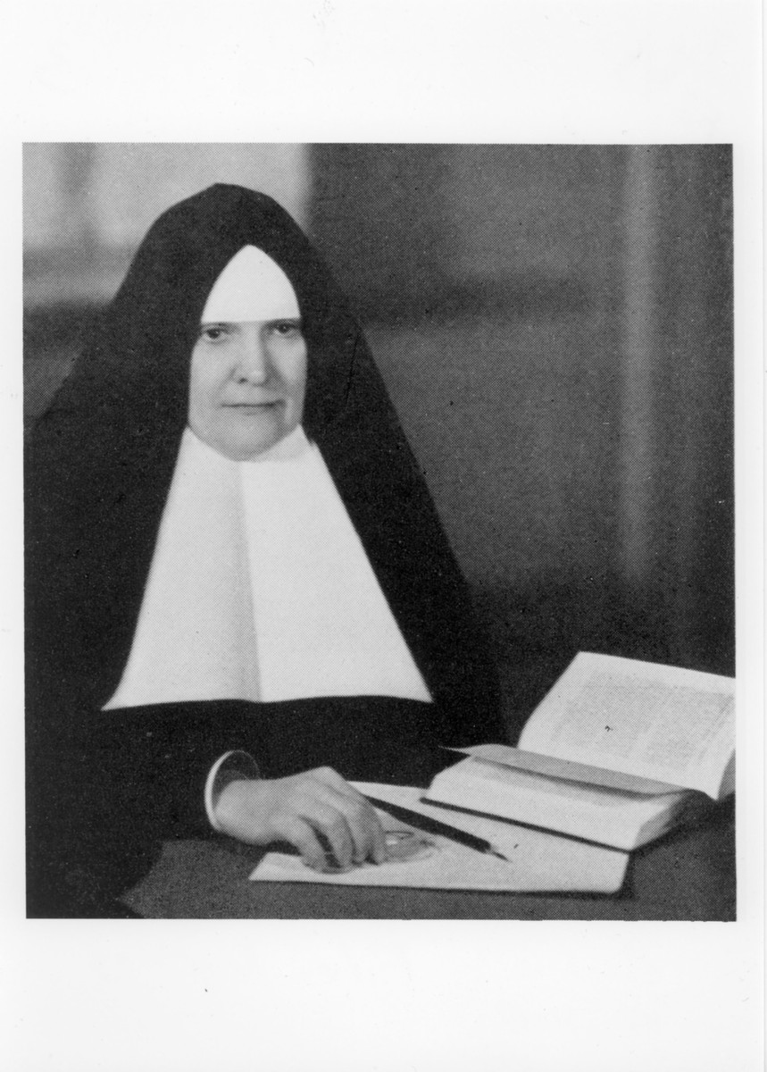 Sister Helen Jarrell, first Dean of School of Nursing