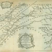 A New Chart of the River St. Lawrence in A Voyage to North-America... by Charlevoix (Dublin, 1766)
