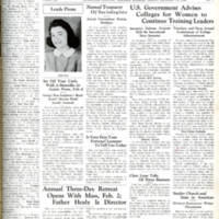 “U.S. Government Advises Colleges for Women to Continue Training Leaders,” Skyscraper, January 16, 1942