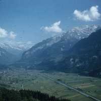 Meiringen from Brunig Pass