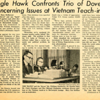 single hawk confronts trio of doves.jpg