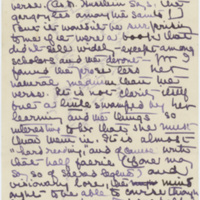 Alice Brown letter , &quot;..have read..&quot;, front