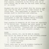Resident Handbook, 1964 - 1965