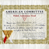 Polish Ambulance Fund Certificate