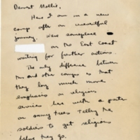Letter from Carl Leiber to Mollie, Jan 17, 1944