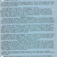 &quot;Reponse to Black Demands,&quot; skyPAPER, May 26, 1970