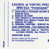 Swietojanki Raffle Ticket, 1993.jpg