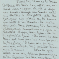 Louise Imogen Guiney letter, page 1