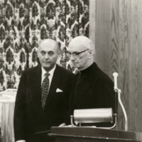 Founders' Day 1973, Sir Georg Solti and Father Maguire