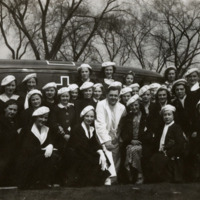 LMP Members with Ambulance, 1940.jpg