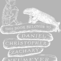 Gorey Designed Personal Book Plates Neumayer