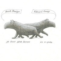 Gorey Designed his Business Card (Proof)