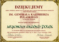 Thank You from General Kazimierz Pulaski School, 9-15-1990.jpg