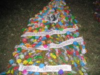 Banner used in the march commemorating the Salvadoran Martyrs, San Salvador, 2006.