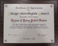 CIC Certificate of Appreciation, 1981.JPG