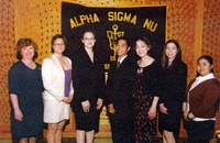 Alpha Sigma Nu Officers in May 2001